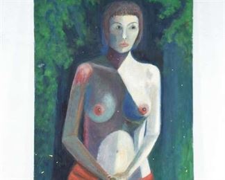 Abstract Nude Portrait 