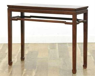 Mid Century Chinese Rosewood Console Table