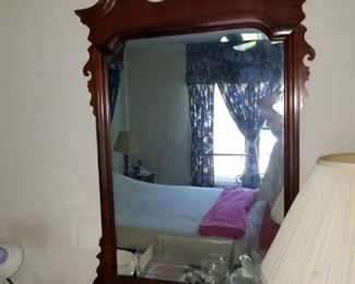 ornate mirror, goes with dresser