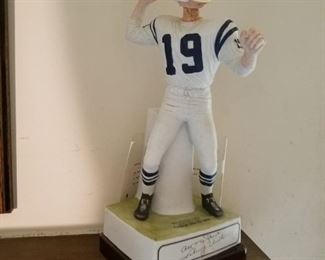 Johnny Unitas decanter. Just removed from box