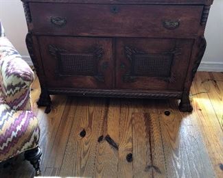 Antique Oak Chest/Cabinet   - $475                                        44" wide x 22' deep x 37 high
