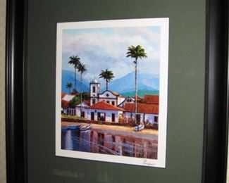 $50, 17 x 15 reflections seriolithograph signed in plate Alex Paulker