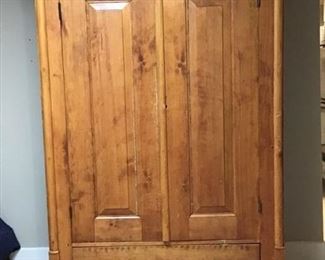 Beautiful Pine armoire 75 inches high 22 inches deep and 48 inches wide - $750- buyer must be prepared to move