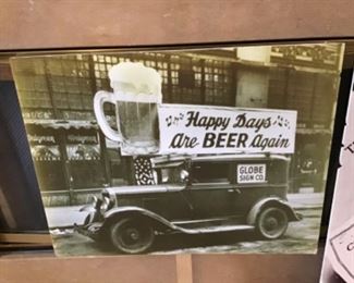 2 of 2  Berghoff liquor license posters  $99.00