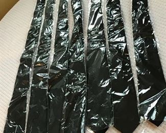 6 Berghoff restaurant ties ( just all plain black - all new) $20 for all