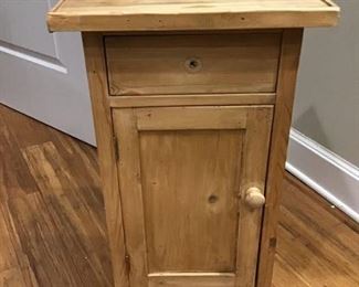 Pine night stand - $55 needs knob for drawer 