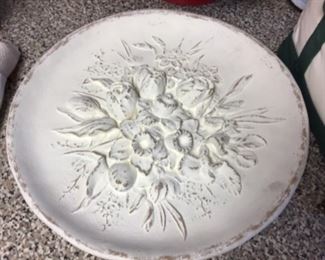 Decorative platter for wall $15