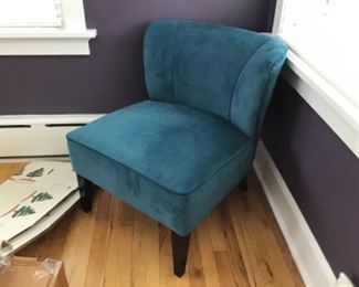 teal accent chair $150