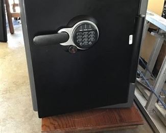 safe 18 inches by 18 inches $125- owner says they have the code