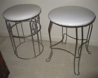2 vanity stools