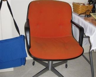 $35 - Orange Steel Case office chair