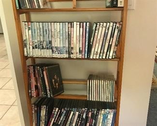 Lots of DVDs & CDs to choose from 