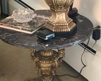 Marble end table $95.00