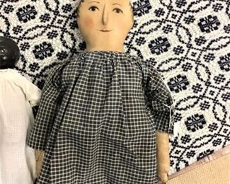 Coverlet and Doll Detail