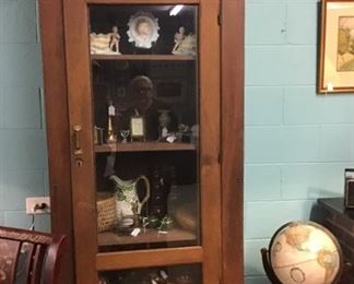 Wooden Display and Globe