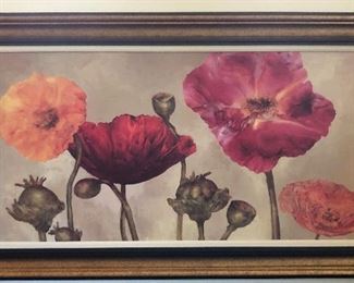 Large Poppy Art