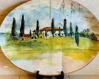 Large Decorative Plate
