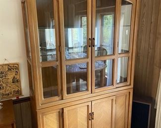 Vintage Dixie China Cabinet