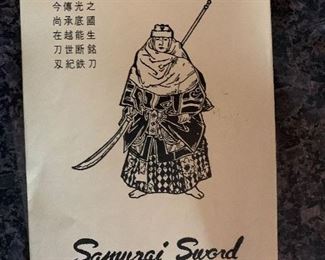 Samurai Sword Vintage Carving Set- Like New