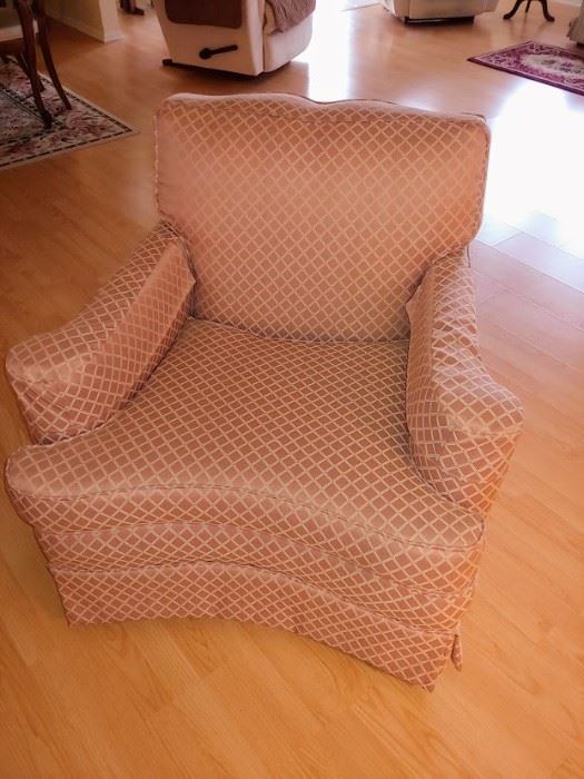 Reupholsetered Lounge Chair