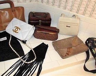 Collection of 9 handbags