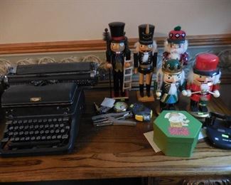Old Typewriter, Nutcrackers, Misc