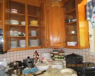 Kitchen Full of Great Finds, Small appliances, corning ware, pyrex, etc.