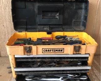 Craftsman Toolbox, Wrenches, etc