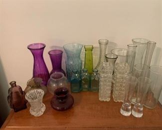 Glass Vase Assortment 