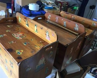 $45.00 each. 1 of 3 Vintage toy boxes