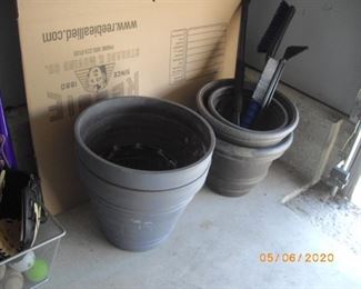 $7 each ceramic sold, plastic pots available make offers