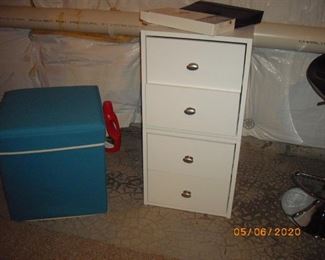 Blue Box $10, White Cabinets $20 each