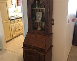 Inlay wood Antique Secretary