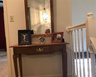 Cherry Mirror and Console