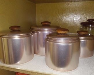 Vintage " MIRRO" Canister Set