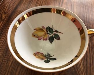 Weisterling China Teacup, Saucer, Dessert - 6 sets