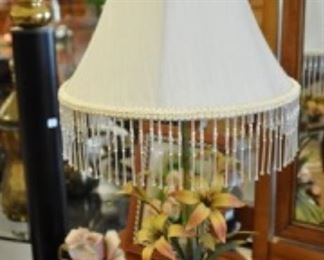 Metal Flower Lamp $60