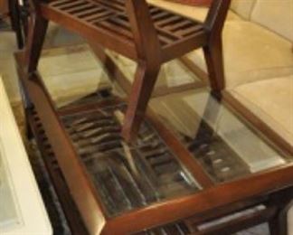Glass Top End Table $125 25% Off---- Glass Top Coffee Table $195 25% Off