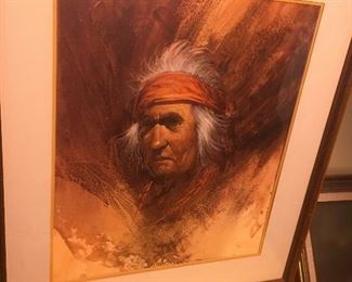 Item 18 Robert Carver Lithograph $75 on Sale $60 