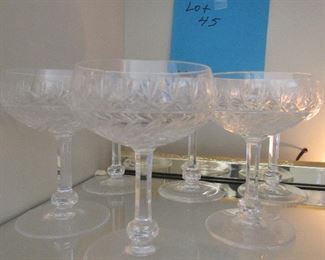 Lot 45 - 6  Waterford Goblets $45.00
