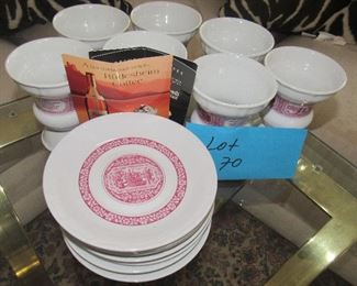 Lot 70 - New Set of Rudesheimer cofffee cups and plates $65.00  