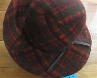Lot 121 - Vintage Plaid Hat $20.00 