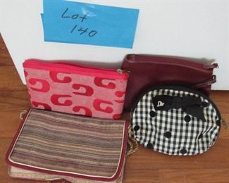 Lot 140 - small make-up bags $20.00