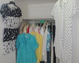 Lot 156 - Large lot of mixed summer clothing, Chino, American Linen Etc. $200.00 