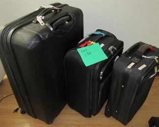 Lot 188 - 3 sets of suitcases $75.00