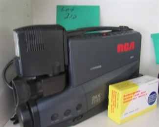 Lot 212 - Vintage RCA Video Camcorder $25.00