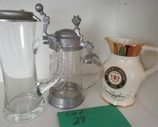 Lot 218 - German Mugs $35.00