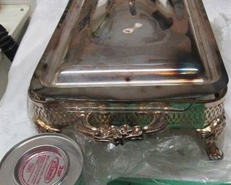 Lot 236 - Silver Plated Catering Food Warmer Tray $20.00