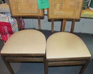 Lot 240 - 2 Vintage chairs $30.00