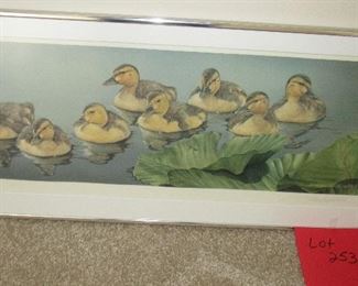 Lot 253 - Duck Picture $35.00